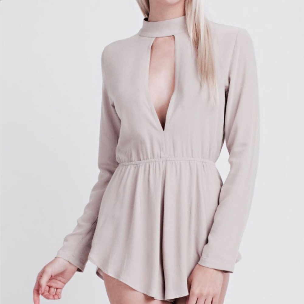 Beige Romper
